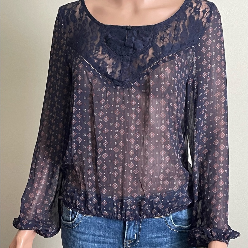 About A Girl Los Angeles XS Blouse womens